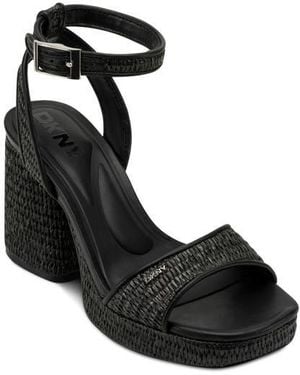 DKNY Scotia Ankle Strap Sandal - Black