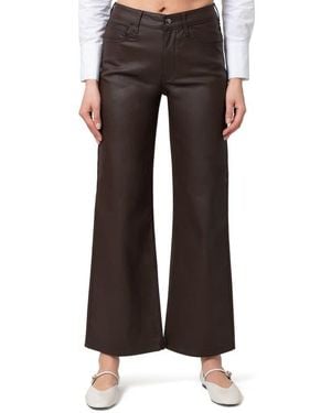 Mavi Alena Coated Wide Leg Jeans - Black