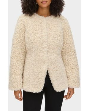 ALIGNE Daphne Faux Shearling Jacket - Natural