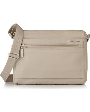 Hedgren Eye Rfid Water Repellent Shoulder Bag - Natural