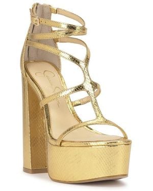 Jessica Simpson Aamina Platform Sandal - Metallic