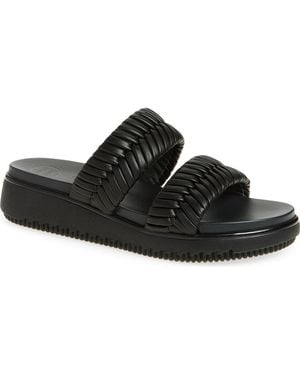 Paul Green Ashton Platform Slide Sandal - Black