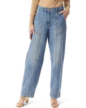 DO by Dee Ocleppo Angelica Tapered Utility Jeans - Blue
