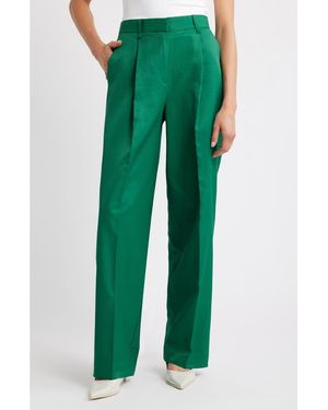 Mango Otero Pleated Pants - Green
