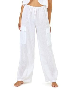 LSPACE Sundown Cargo Pants - White