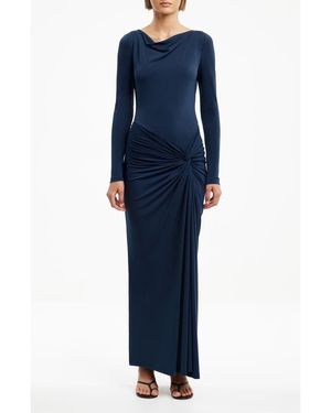 Significant Other Sarlyn Long Sleeve Crepe Jersey Cocktail Dress - Blue