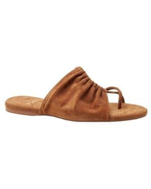 Linea Paolo Lane Toe Loop Sandal - Brown