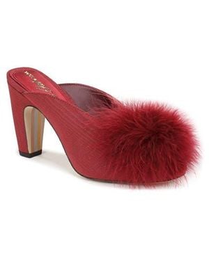 Sam Edelman Witney Feather Embellished Pump - Red