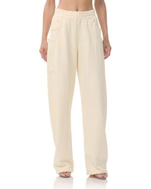 AFRM Ryan Cotton Barrel Sweatpants - Natural