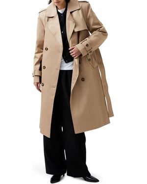 French Connection Coco Twill Trench Coat - Natural