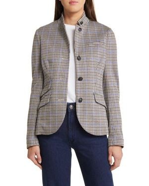 Rag & Bone Slade Plaid Blazer - Gray