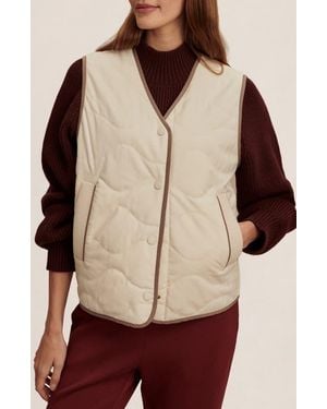 Varley Lori Reversible Gilet - Natural