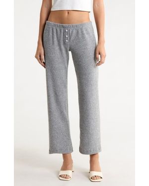 Bella Venice The Teala Low Rise Rib Pants - Blue