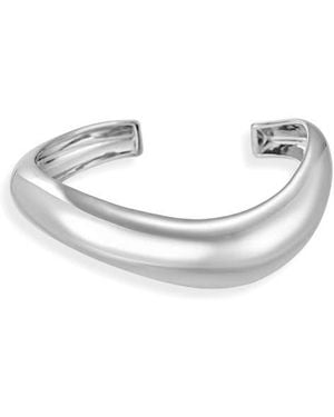 MOD AND JO Giselle Domed Cuff Bracelet - White