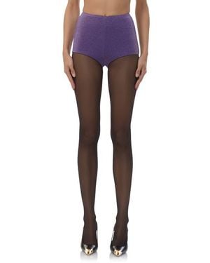 AFRM Yves Sparkle Jersey Micro Shorts - Blue