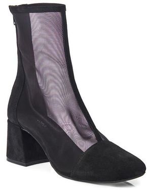 Free People Wisteria Cap Toe Bootie - Black