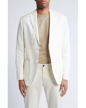 Nordstrom Patch Pocket Linen Sport Coat - White