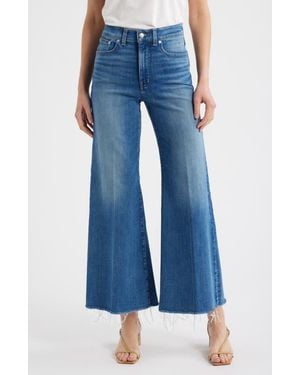 Madewell Flared Wide Leg Jeans - Blue