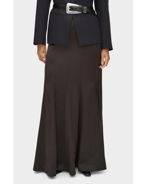 ALIGNE Antonio Satin Skirt - Black