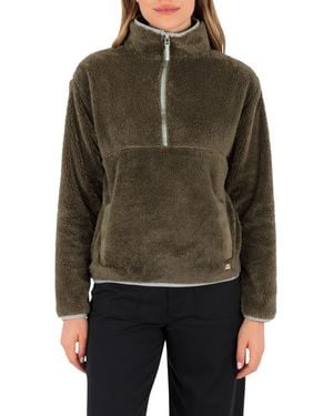 Hurley Scout Polar Fleece Anorak - Brown