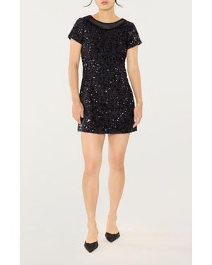 Likely Naomi Sequin Minidress - Black