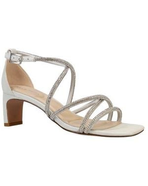 Pelle Moda Teena Ankle Strap Sandal - White