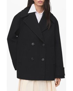 Mango Goya Double Breasted Blazer - Black