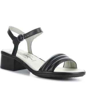 Fly London Eiva Ankle Strap Sandal - Metallic