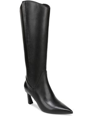 Naturalizer Emily Pointed Toe Knee High Boot - Black