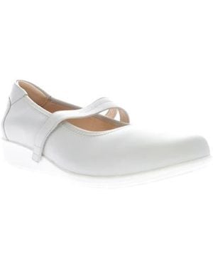 Propet Yara Mary Jane Flat - White