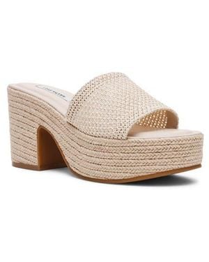 Steve Madden Trippy Platform Sandal - Natural