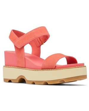 Sorel Joanie Iv Y Strap Wedge Sandal - Red