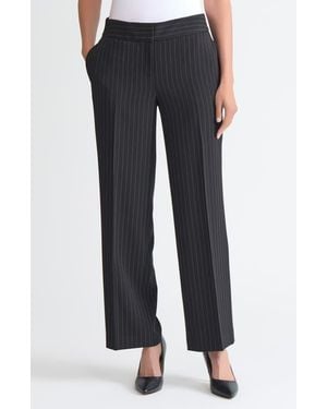 Kasper Wide Leg Pants - Black