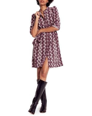 Boden Bre Corduroy Short Dress - Red