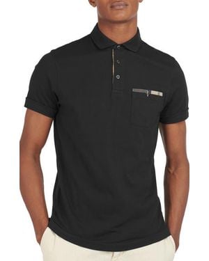 Barbour Corpatch Polo Shirt - Black