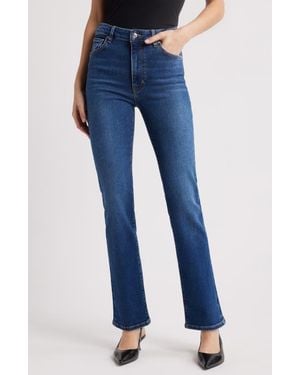 FRAME The Pencil High Waist Slim Straight Leg Jeans - Blue