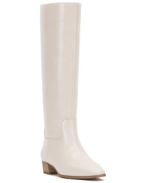 Vince Camuto Pavla Knee-high Snip-toe Boots - White
