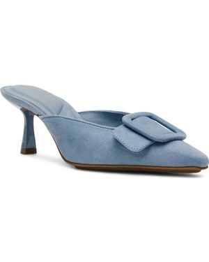 Anne Klein Cassia Kitten Heel Mule - Blue
