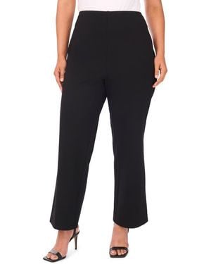 Halogen® High Waist Straight Leg Pants - Black