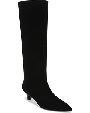 Nordstrom Dauphine Kitten Heel Knee High Boot - Black
