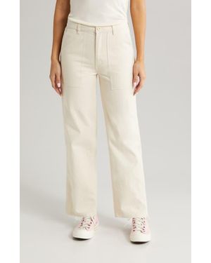 Brixton Alameda Cotton Utility Pants - Natural