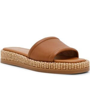 Steve Madden Boardwalk Slide Sandal - Brown