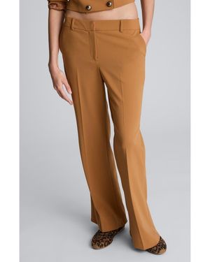 Kenneth Cole Flare Leg Pants - Brown