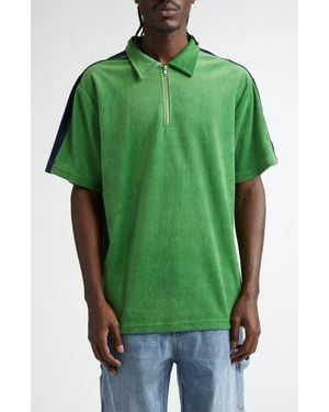 Noon Goons Joyride Velour Polo - Green
