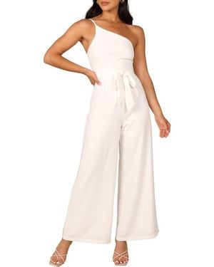 Petal & Pup Leyton Asymmetric Jumpsuit - Natural