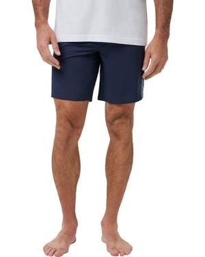 Travis Mathew Liberty Lights Swim Trunks - Blue
