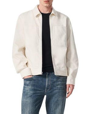 Rag & Bone Simon Denim Garage Jacket - White
