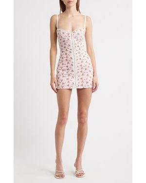 Bella Venice Body-Con Corset Minidress - Multicolor