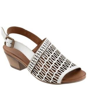 BUENO Lia Slingback Sandal - White