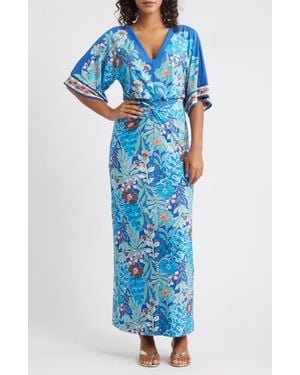 Lilly Pulitzer Adalyn Floral Maxi Dress - Blue